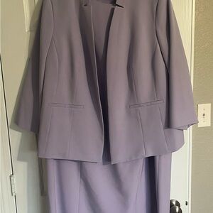 Smart Lavender Dress and Blazer